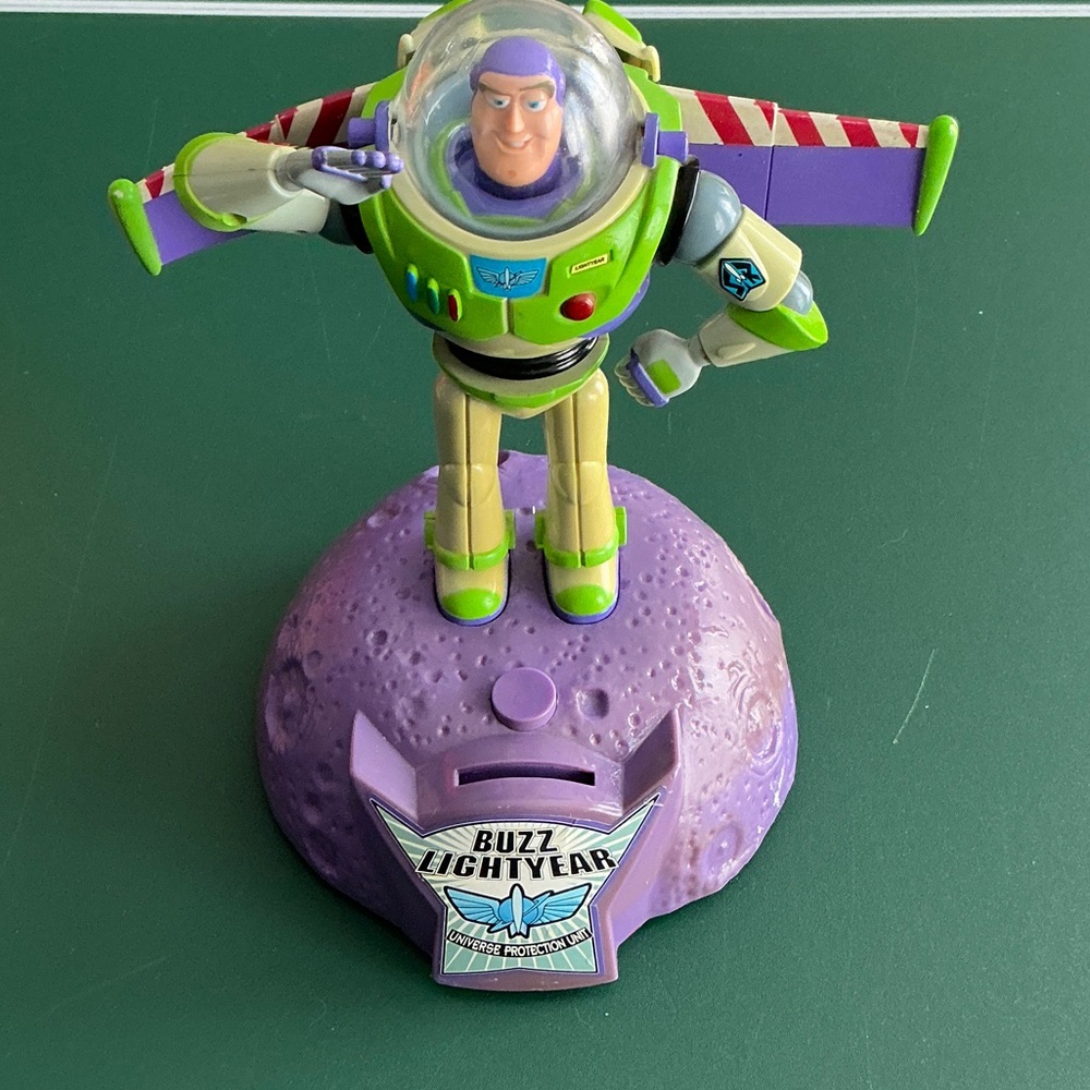 Buzz Lightyear Talking Bank by Thinkway Toys